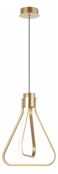 Lustră LED ZING pe cablu, 19W, 230V, auriu