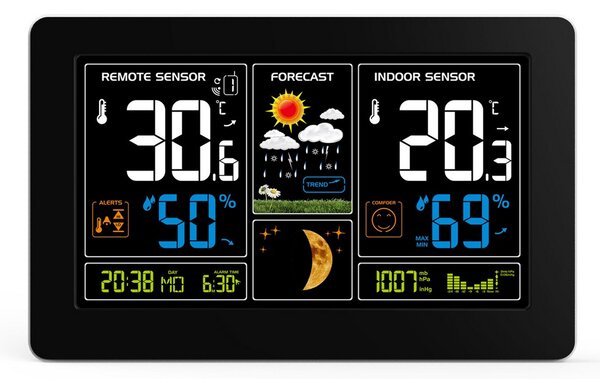 Statie meteo Solight I, neagra