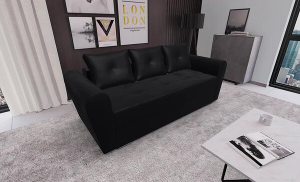 Canapea Extensibila Lacrima Mini, Negru