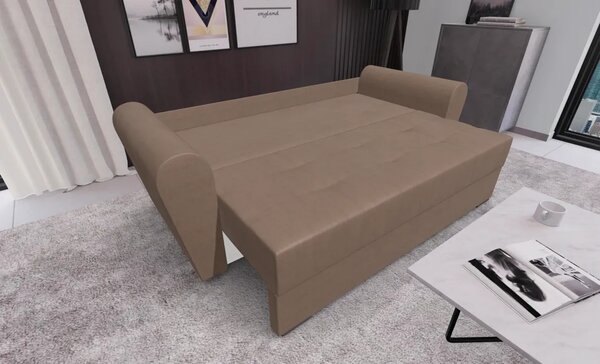 Canapea Extensibila Lacrima Mini, Maro