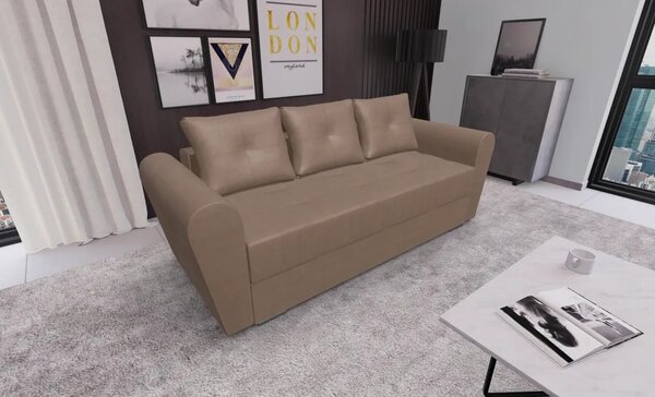 Canapea Extensibila Lacrima Mini, Maro