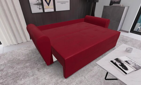 Canapea Extensibila Lacrima Mini, Rosu