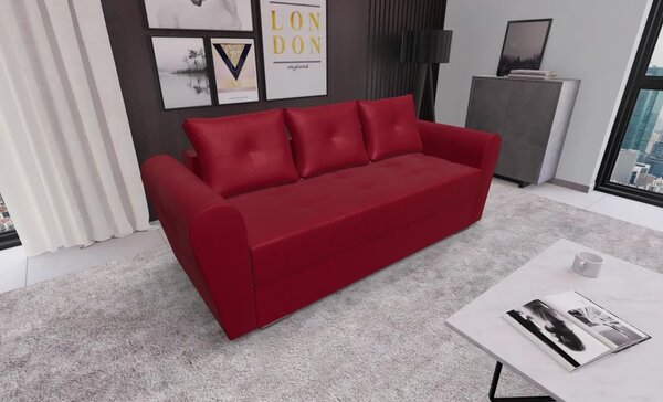 Canapea Extensibila Lacrima Mini, Rosu