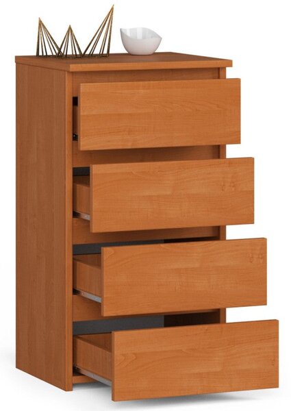 Comoda cl4 cu 4 sertare arin, 74 x 40 x 35 cm