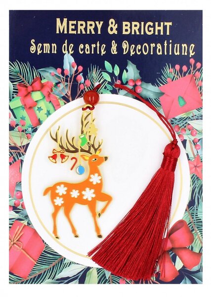 Semn de carte - Căprioară decorată