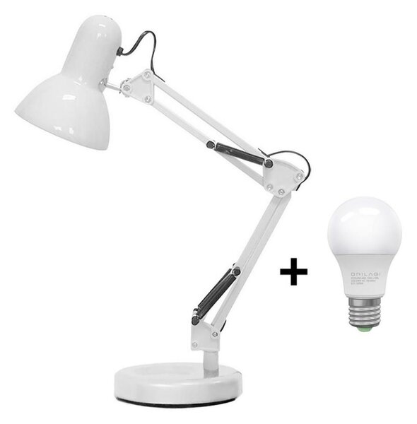 Lampă LED de masă ROMERO 1xE27/10W/230V alb Brilagi