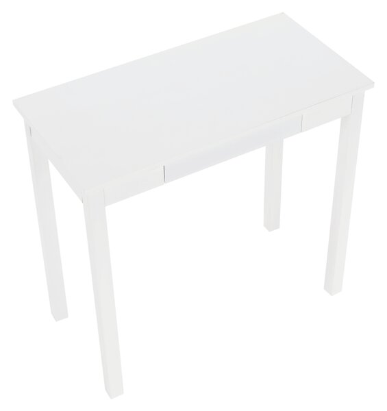 Consola AMYNTAS, alb, 80x40x75 cm
