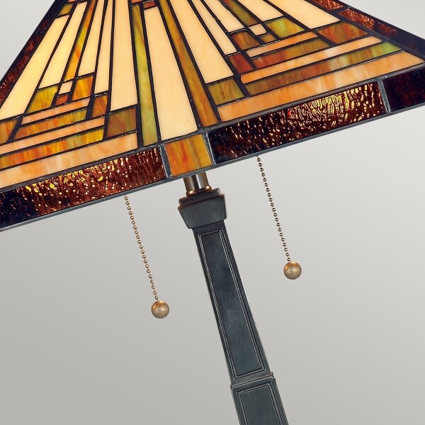 Elstead QZ-STEPHEN-TL - Lampă de masă Tiffany STEPHEN, 2x E27/60W/230V