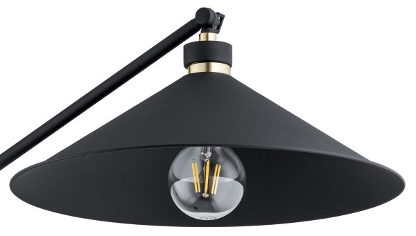 Lampadar NASHVILLE 1xE27/15W/230V negru Argon 4732