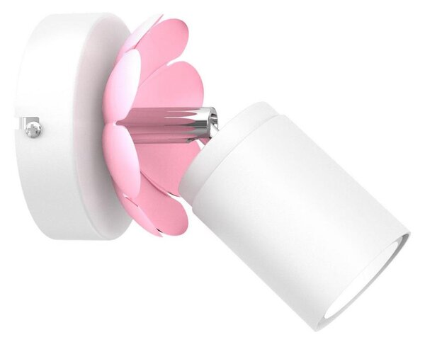 Spot de perete FLOWER 1xGU10/8W/230V alb