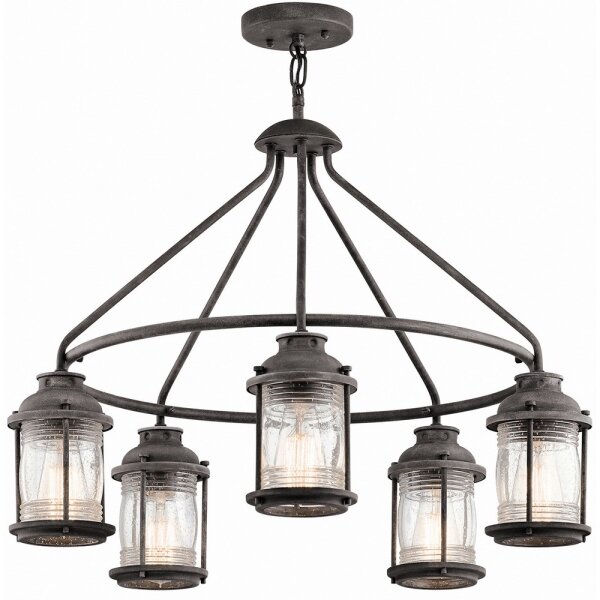 Lustră de exterior ASHLAND 5xE27/60W/230V IP44 Elstead KL-ASHLANDBAY-5P