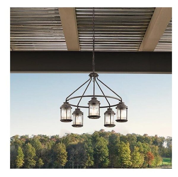 Lustră de exterior ASHLAND 5xE27/60W/230V IP44 Elstead KL-ASHLANDBAY-5P