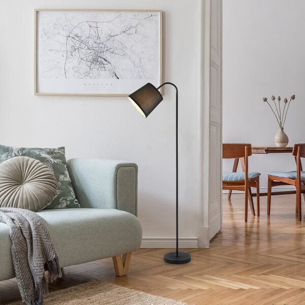Lampadar GODRIC 1xE27/25W/230V negru Rabalux 6640