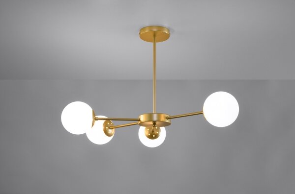 Lustră pe tijă MATI 4xG9/20W/230V aurie