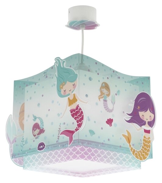 Lustră pentru copii MERMAIDS 1xE27/60W/230V Dalber 63442