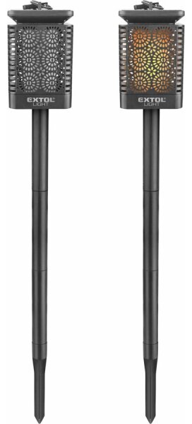 Corp de iluminat LED solar 4 în 1 Extol LED/600 mAh/1,2V IP44