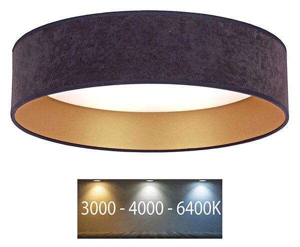 Plafonieră LED VELVET LED/12W/230V d. 30 cm 3000K/4000K/6400K Brilagi