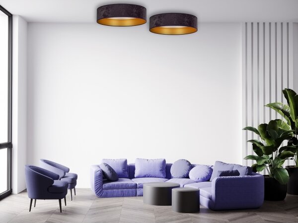 Plafonieră LED VELVET LED/12W/230V d. 30 cm 3000K/4000K/6400K Brilagi