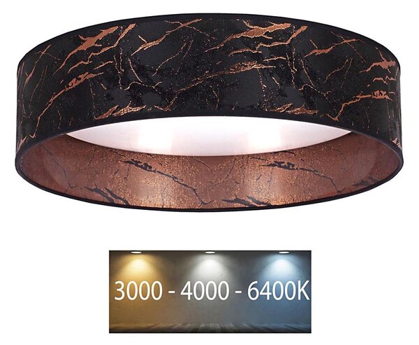 Plafonieră LED VELVET LED/12W/230V d. 30 cm 3000K/4000K/6400K Brilagi