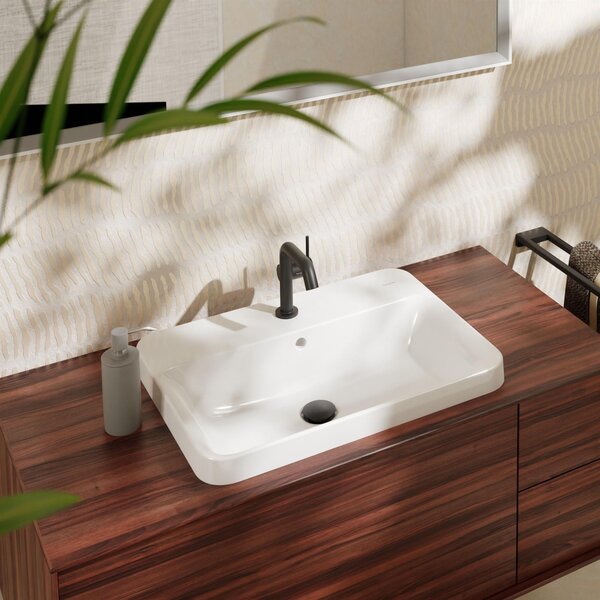 Hansgrohe Xuniva Q lavoar 55x45 cm dreptunghiular încastrat alb mat 60162450