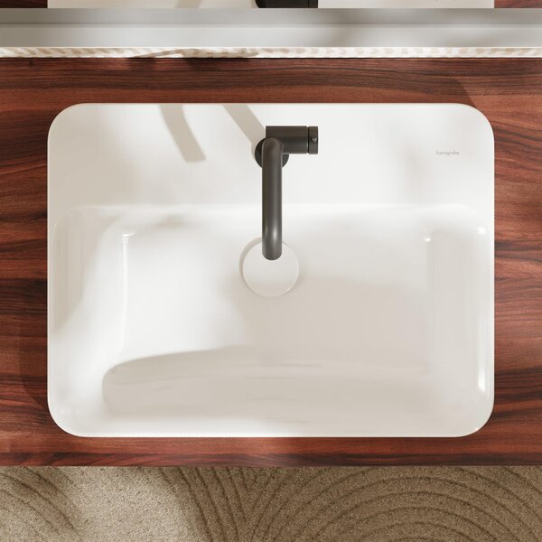 Hansgrohe Xuniva Q lavoar 55x45 cm dreptunghiular încastrat alb mat 60162450