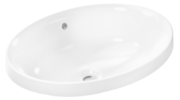 Hansgrohe Xuniva D lavoar 55x40 cm ovale încastrat alb mat 60156450