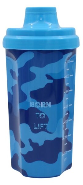Shaker Born To Lift, Koopman, culoarea bleu, 700ml