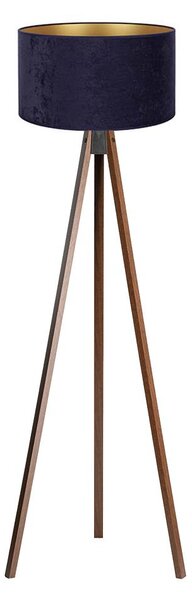 Lampadar VELVET 1xE27/60W/230V maro/albastru Brilagi