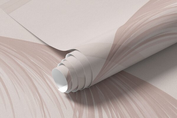 Tapet Ierburi minimaliste în nuanțe delicate de roz, Imagini de fundal unice, w05432v2 : Uwalls.ro