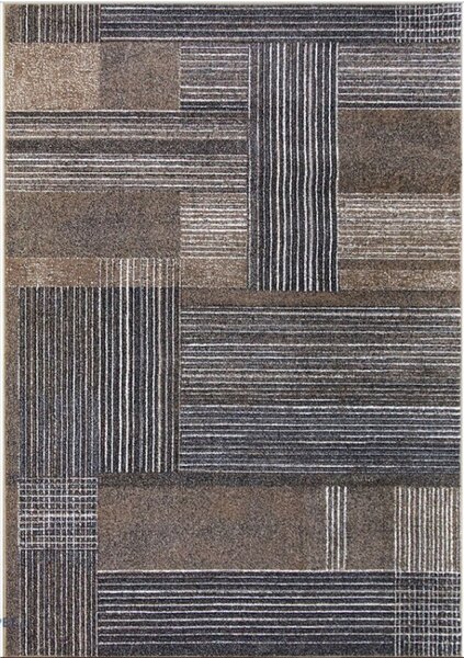 Covor Living Dormitor, Model Kolibri 11561 BG21, Gri Maro Multicolor, Dreptunghi, 80x150