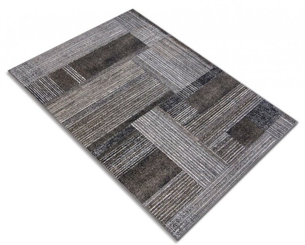 Covor Living Dormitor, Model Kolibri 11561 BG92, Gri Maro Multicolor, Dreptunghi, 80x150