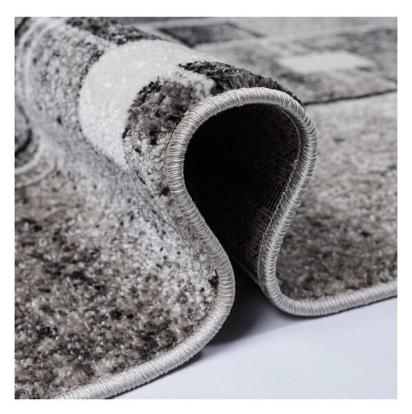 Covor Phoenix design modern gri-negru 3024-0244 Selectează mărime: 080 X 150