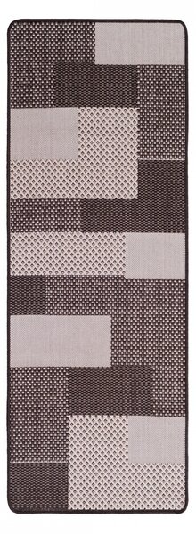 Covor Bucatarie 19645 91 , Flex Antiderapant, Maro Dreptunghi, Maro, 150x230