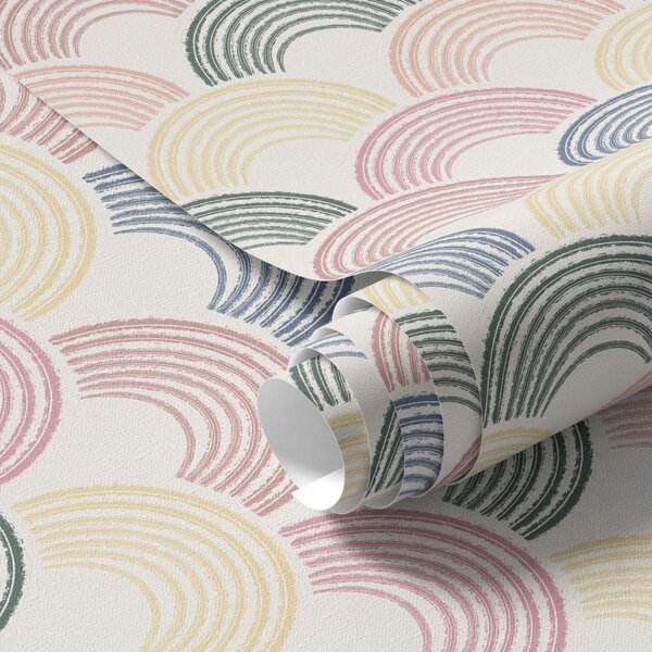 Tapet Arce multicolore într-un model repetitiv, Tapet abstract, a01164 : Uwalls.ro