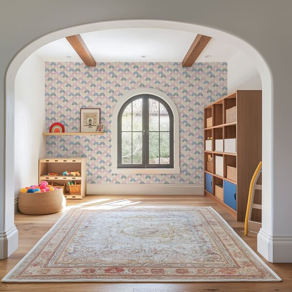 Tapet Arce multicolore într-un model repetitiv, Tapet abstract, a01164 : Uwalls.ro