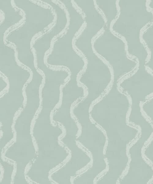 Tapet Model ondulat de lumină pe fundal verde, Tapet abstract, a01167v2 : Uwalls.ro