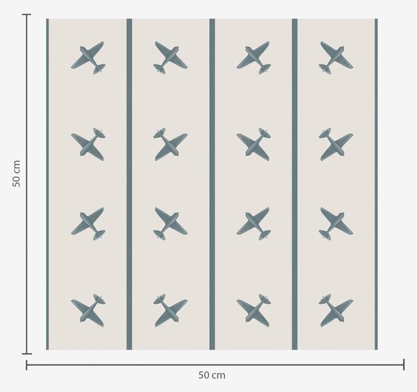 Tapet Avioane cu model în dungi și accente albastre, Tapet geometrie, Tapet dungi, a01169 : Uwalls.ro