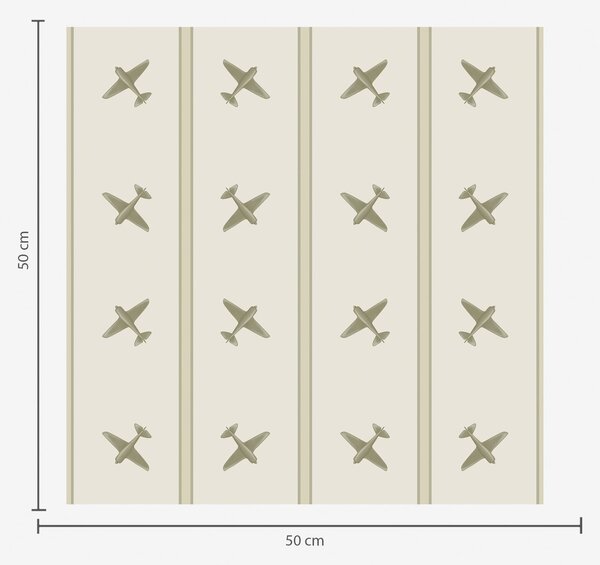 Tapet Avioane cu model în dungi în nuanțe de măslin, Tapet geometrie, Tapet dungi, a01170v2 : Uwalls.ro
