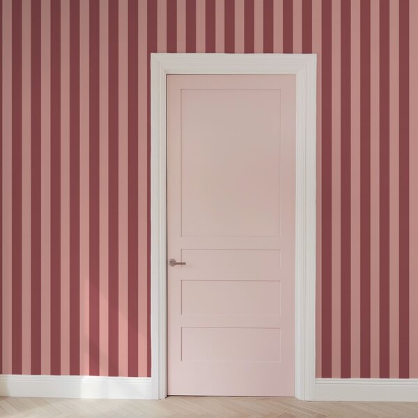 Tapet Dungi verticale roz și deschise, Tapet geometrie, Tapet dungi, a01179v3 : Uwalls.ro