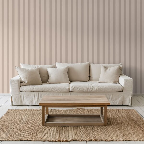 Tapet Dungi verticale de culoare bej deschis, Tapet geometrie, Tapet dungi, a01180v5 : Uwalls.ro