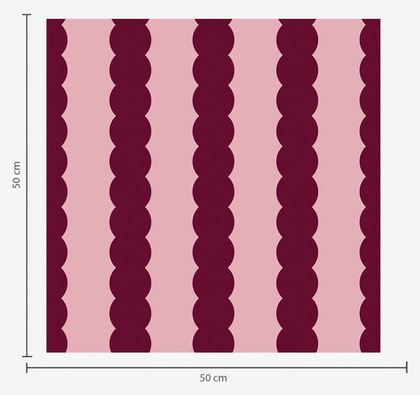Tapet Dungi ondulate în nuanțe de burgund, în stil minimalist, Tapet geometrie, Tapet dungi, a01182v5 : Uwalls.ro