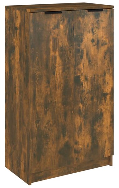 Pantofar, stejar fumuriu, 59x35x100 cm, lemn compozit