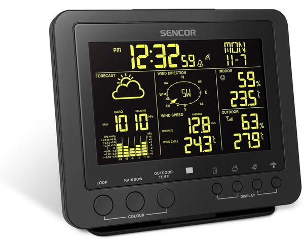 Stație meteo profesională Sencor SWS 9700 5in1 senzor fără fir