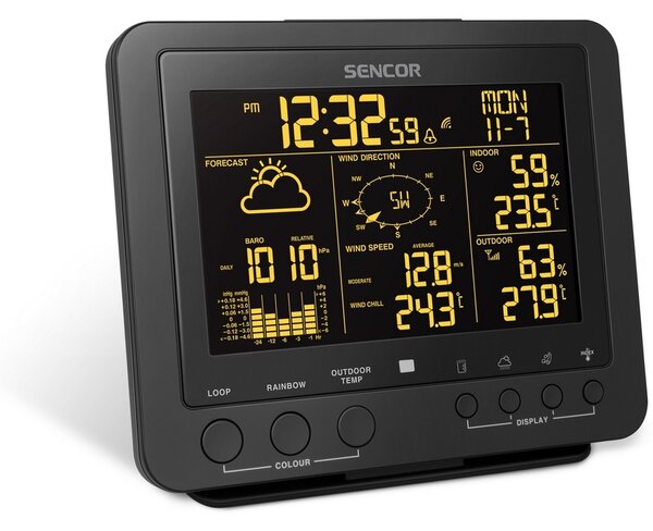 Stație meteo profesională Sencor SWS 9700 5in1 senzor fără fir