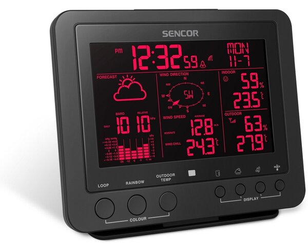 Stație meteo profesională Sencor SWS 9700 5in1 senzor fără fir