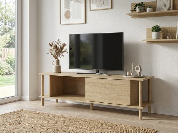 Comoda TV PARIS 150 cm, stejar sonoma