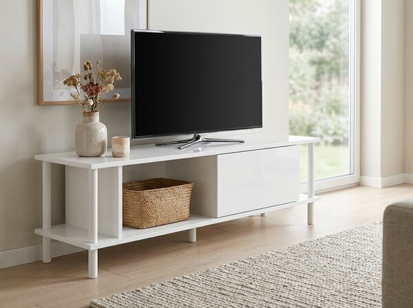 Comoda TV PARIS 150 cm, alb