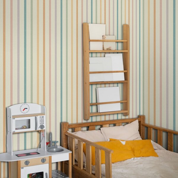 Tapet Dungi în culori pastelate, cu tranziții delicate de nuanțe, Tapet geometrie, Tapet dungi, a01184v2 : Uwalls.ro