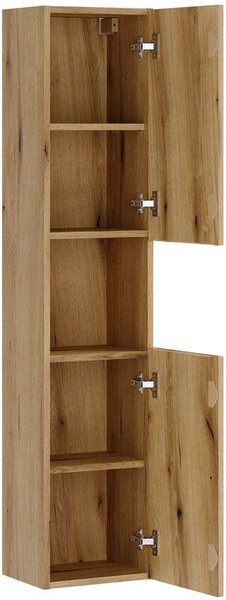 Comad Nova Coast Evoke dulap 30x25x140 cm laterala pe perete stejar NOVA COAST EVOKE 80-30-2D