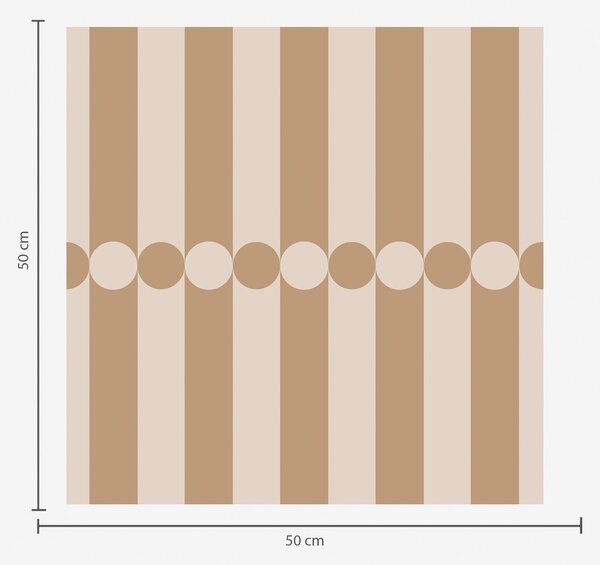 Tapet Dungi bej cald, cu cercuri în centru, Tapet abstract, a01186v1 : Uwalls.ro